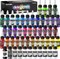 Airbrush Paint, 44 Colors with 6 Thinners Acrylic Air Brush Paint Set